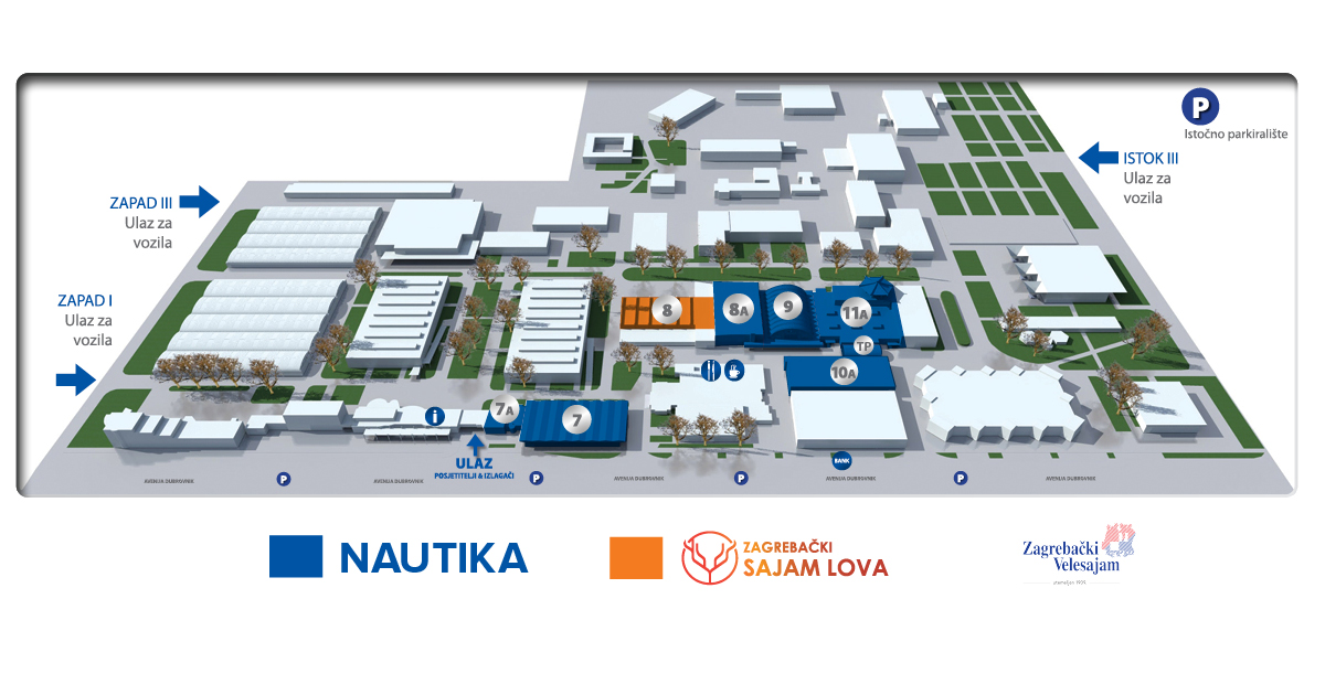 Tlocrt sajma NAUTIKA 2026